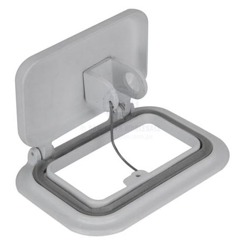 SCUPPER/VENT ALLOY SMALL WHITE AUS MADE