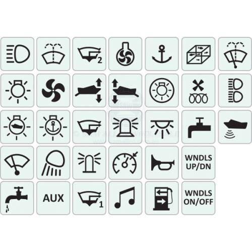 SWITCH LABELING STICKERS