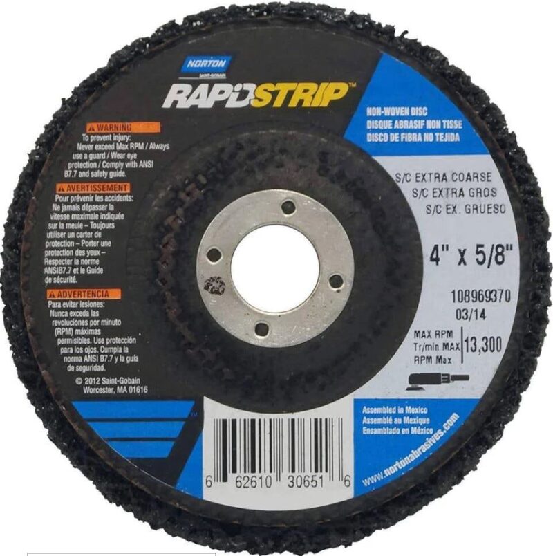 RAPID STRIP DISC 4" 100MM BLACK (10)