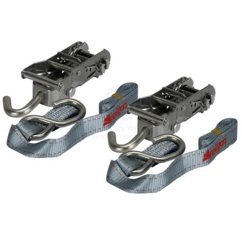 RATCHET STRAP S/S 25MM 1.5MTR 'J' HOOK
