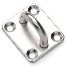 STAINLESS STEEL 316 CAST EYE PLATE 8X40M