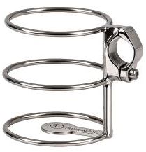 SS 316 DRINK HOLDER 32MM RAIL MOUNT