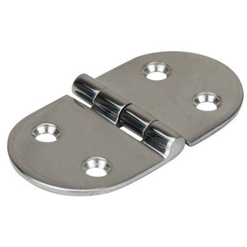 HINGE SS 316 ROUNDED 78MM X 40MM 4 HOLES