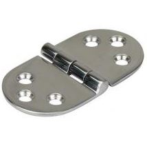 SS 316 ROUNDED HINGE 78MM X 40MM 6 HOLES