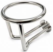 SS 316 DRINK HOLDER VETICAL MOUNT 90MM