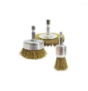 JOSCO BRUMBY 3 PIECE WIRE BRUSH KIT