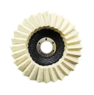 JOSCO FELT POLISHING DISC WHITE 125X22