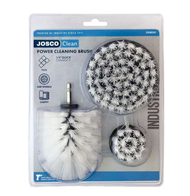 JOSCO CLEAN 3PC CLEANING BRUSH SET (10)
