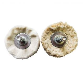 POLISHING WHEEL 50MM 2PCE KIT 6.3 HEX SPINDLE