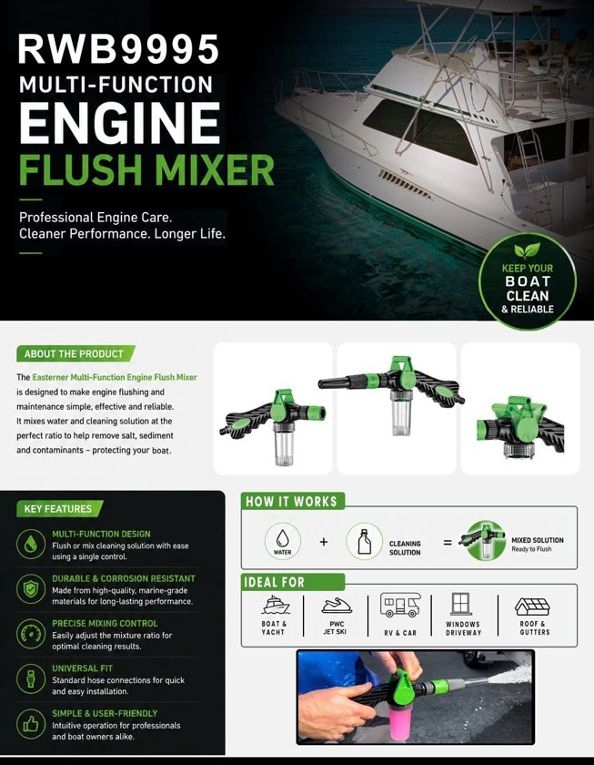 ENGINE FLUSH GUN M/FUNCTION WITH DISPENSER