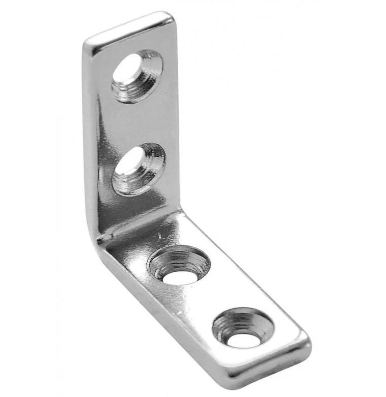 STAINLESS ANGLE BRACKET 31 X 31MM AISI304