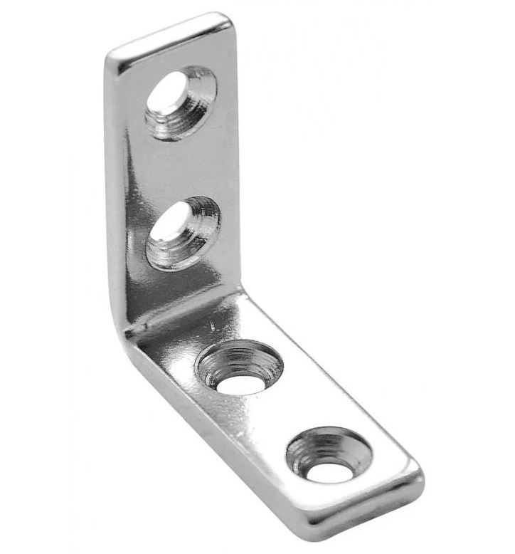 STAINLESS ANGLE BRACKET 46 X 46MM AISI304