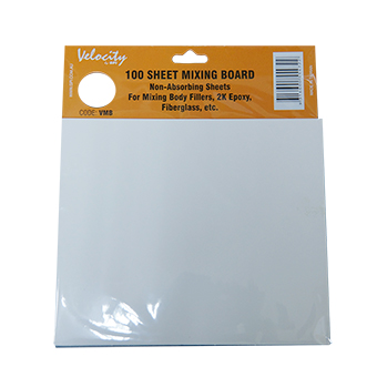 BOG FILLER MIXING PALATE WHITE (100 SHEETS)