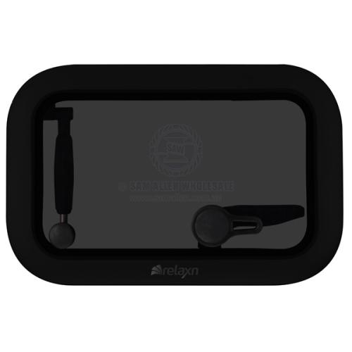 HATCH RELAXN DECK BLACK ALU 262 X 407MM