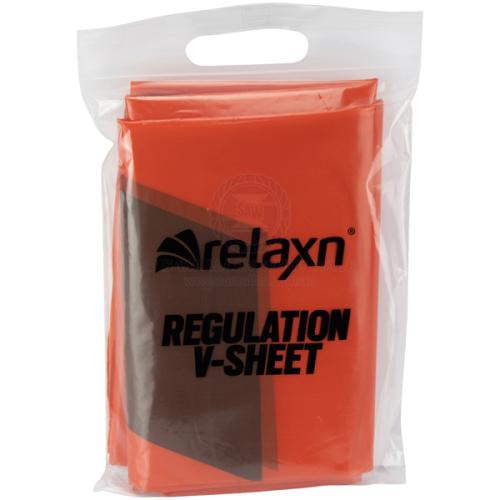 V SHEET ORANGE WITH BLACK 'V'
