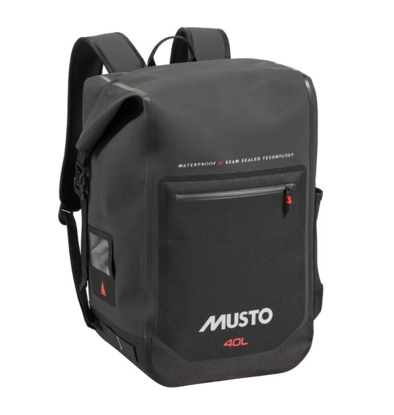 MUSTO 40L W/PROOF BACKPACK BLACK