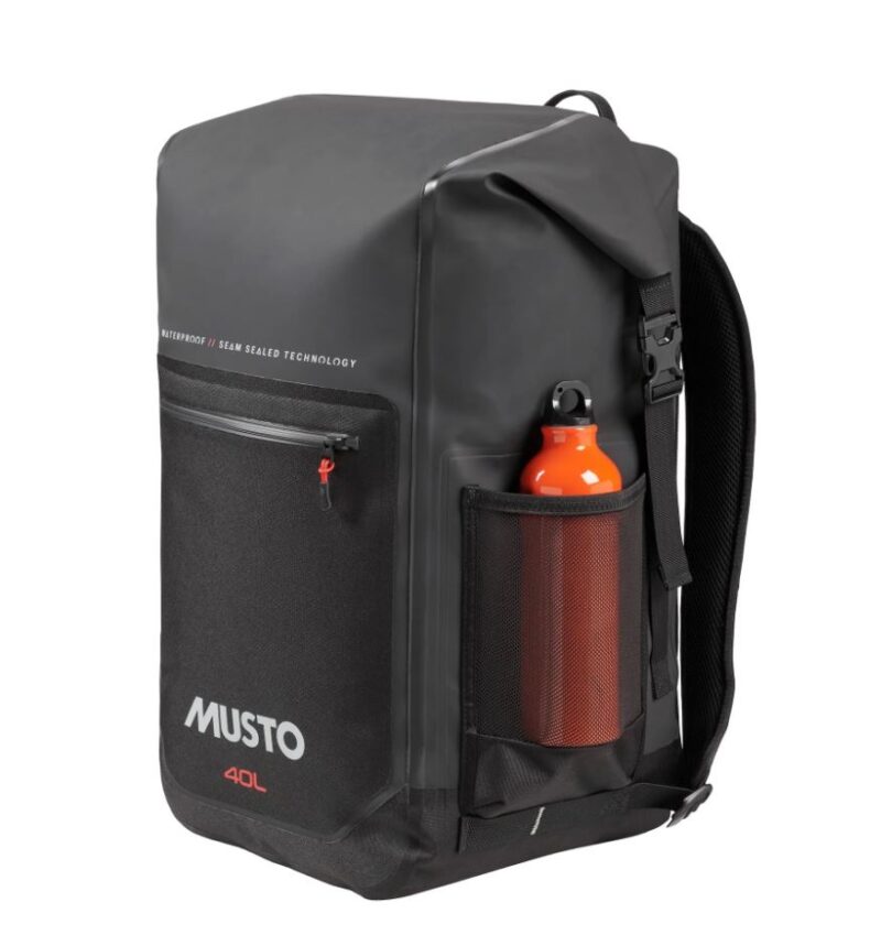 MUSTO 40L W/PROOF BACKPACK BLACK - Image 2