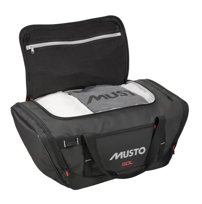 MUSTO 50L DUFFEL BAG BLACK - Image 3