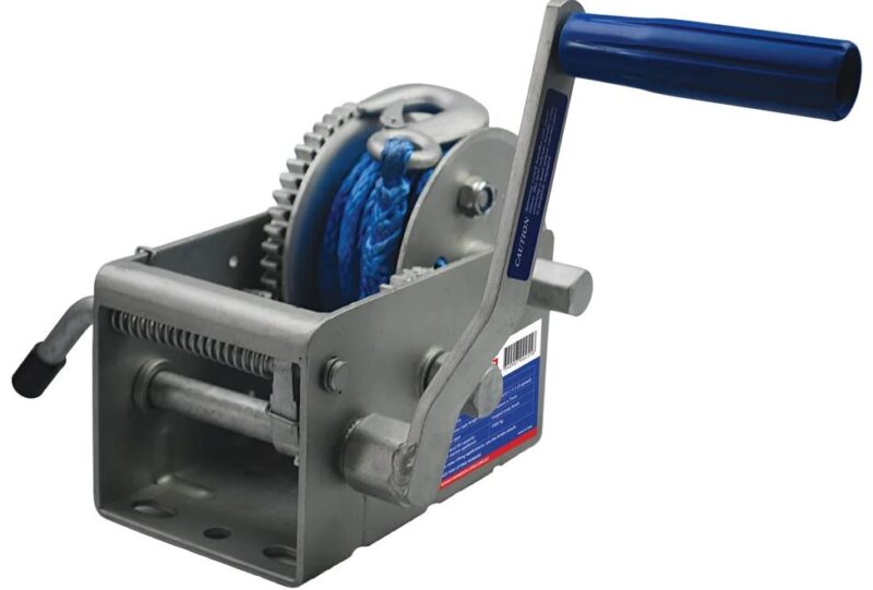 15:1-5:1-1:1 WINCH WITH ROPE 6MM X 7.5M WITH SNAP HOOK