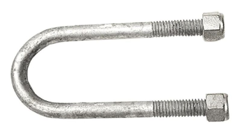TRAILER U BOLT 1/2" X 1 1/2" X 5" ROUND PACK