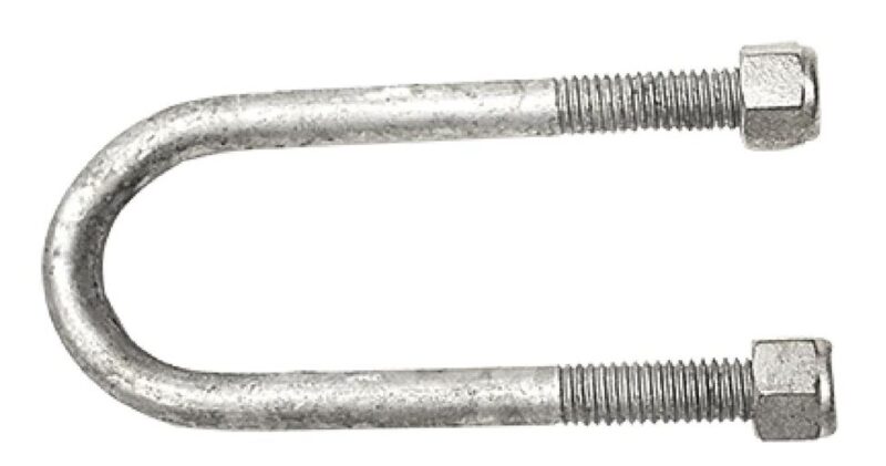 TRAILER U BOLT 1/2" X 1 1/2" X 5 1/2"  ROUND (4)