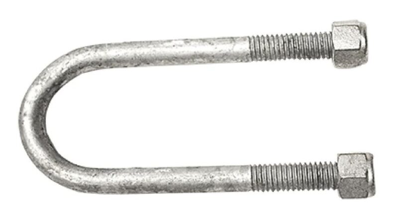 TRAILER U BOLT 1/2" X 1 3/4" X 5 1/2" ROUND (4)