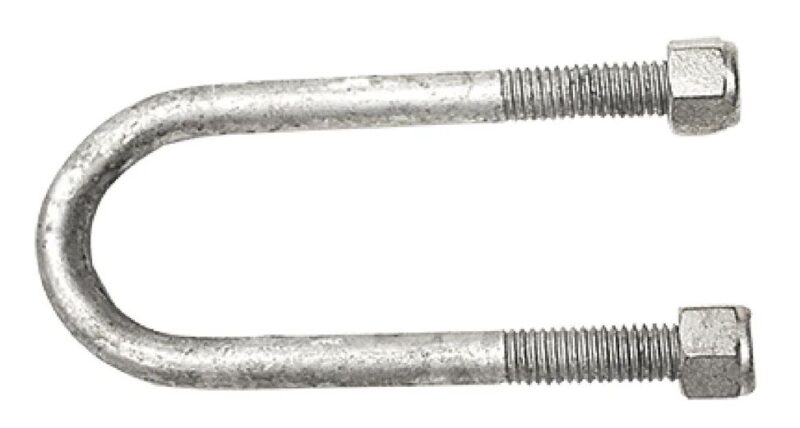 TRAILER U BOLT GALV 1/2" X 2" X 6" ROUND (4)