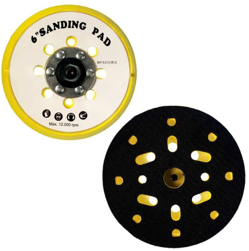 BACKUP PAD 150MM 17 HOLE REVCUT