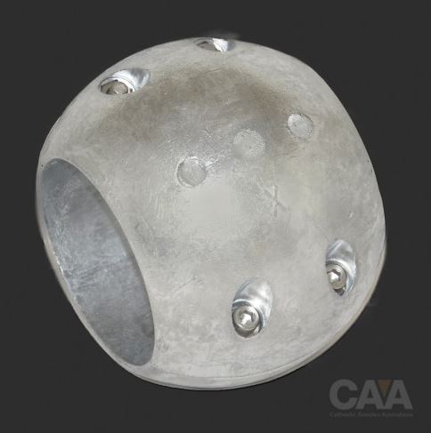 SHAFT ANODE 2 1/2" LIGHT DUTY 2.4KG