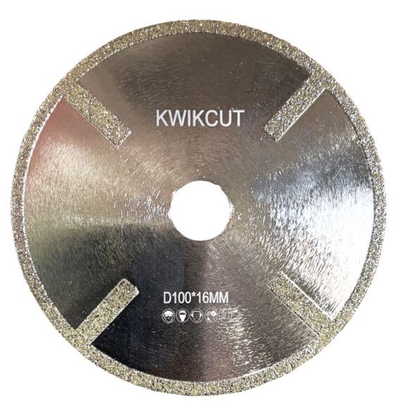 DIAMOND BLD 100X1.7X16 SPOKES F/GLASS 4"