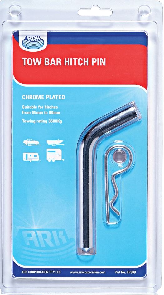 HITCH PIN CHROME WITH R CLIP  HP80