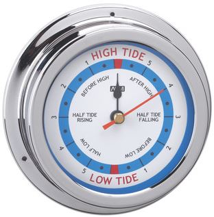 TIDE CLOCK CP BRS 120MM