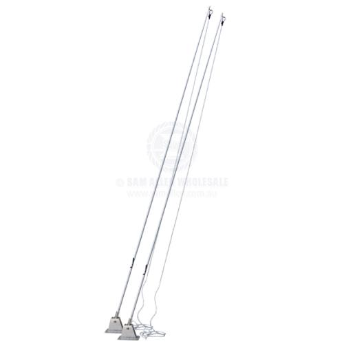 REELAX MOORING WHIP 2-PIECE 5M HD 316SS SUIT 9-17M BOATS