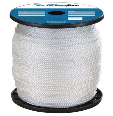 SILVER PE ROPE 8MM PER METER