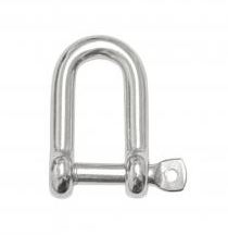 SS 316 CAPTIVE PIN FORGE D SHACKLE 12MM