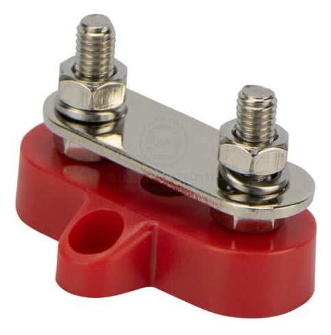 HEAVY DUTY TERMINAL STUDS M6 POSITIVR DUAL WITH LINK