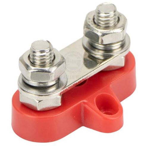 HEAVY DUTY TERMINAL STUDS M8 POSITIVE DUAL WITH LINK