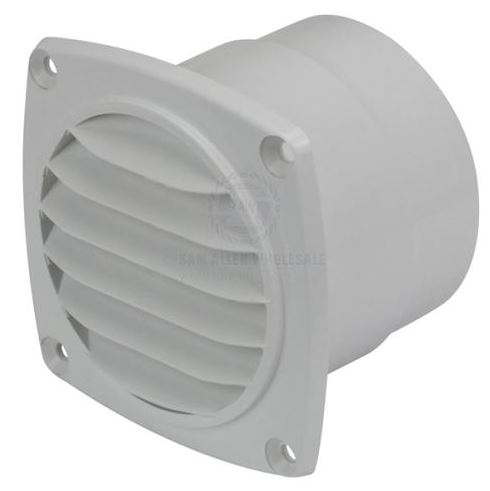 VENT 76MM WHITE BLOWER WITH TAIL