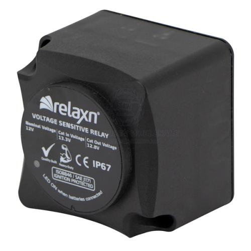 VOLTAGE SENSITIVE RELAY 125A CONT CUT-IN 13.3V CUT-OUT 12.8V