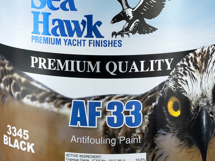 SeaHawk AF33 blue antifoul gallon at Marine Trade Supplies Coomera