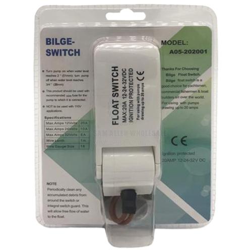 RELAXN FLOAT SWITCH BILGE PUMP 12/24V
