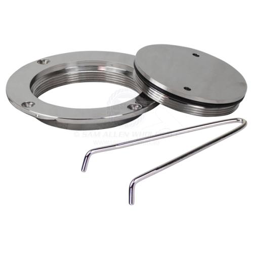 316G S/S DECK PLATE WITH SPANNER ID135MM OD176MM