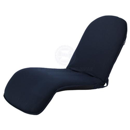 FOLDING LOUNGE CHAIR NAVY BLUE LARGE