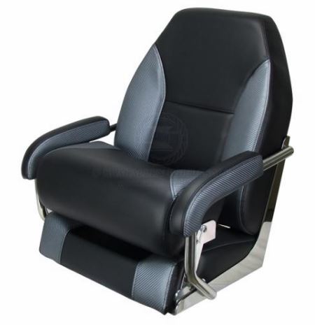 RELAXN PELAGIC SERIES SEAT GREY/BLACK CARBON