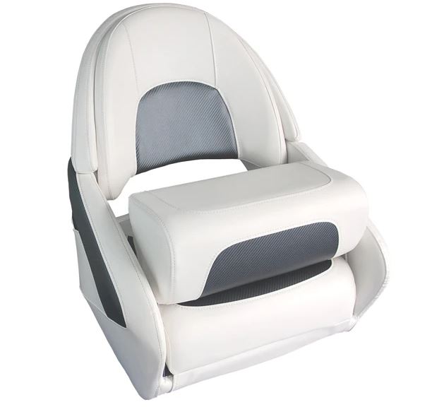 SEAT RELAXN OFFSHORE WHTE / GREY CARB / BLACK CARB TRIM
