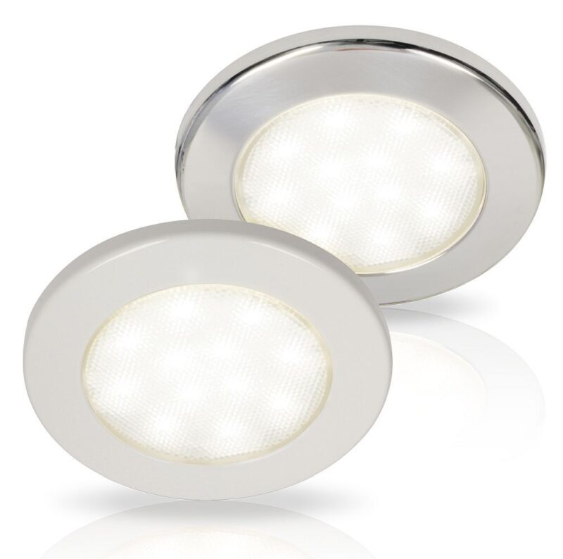 HELLA EURO LED 115 WHITE / WHITE TRIM 12/24V
