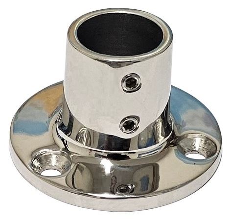 SS 316 ROUND BASE 90 DEGREE 25MM