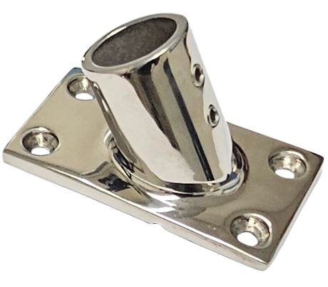 SS 316 RECTANGLE BASE 60 DEGREE 25MM