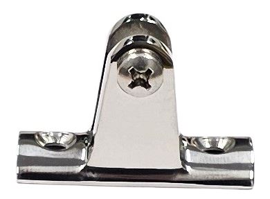 SS 316 DECK HINGE CONCAVED WITH SCREW