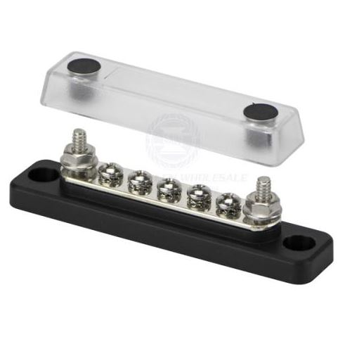BUSS BAR HD 5 WAY 2 STUD INCLUDES CLEAR COVER